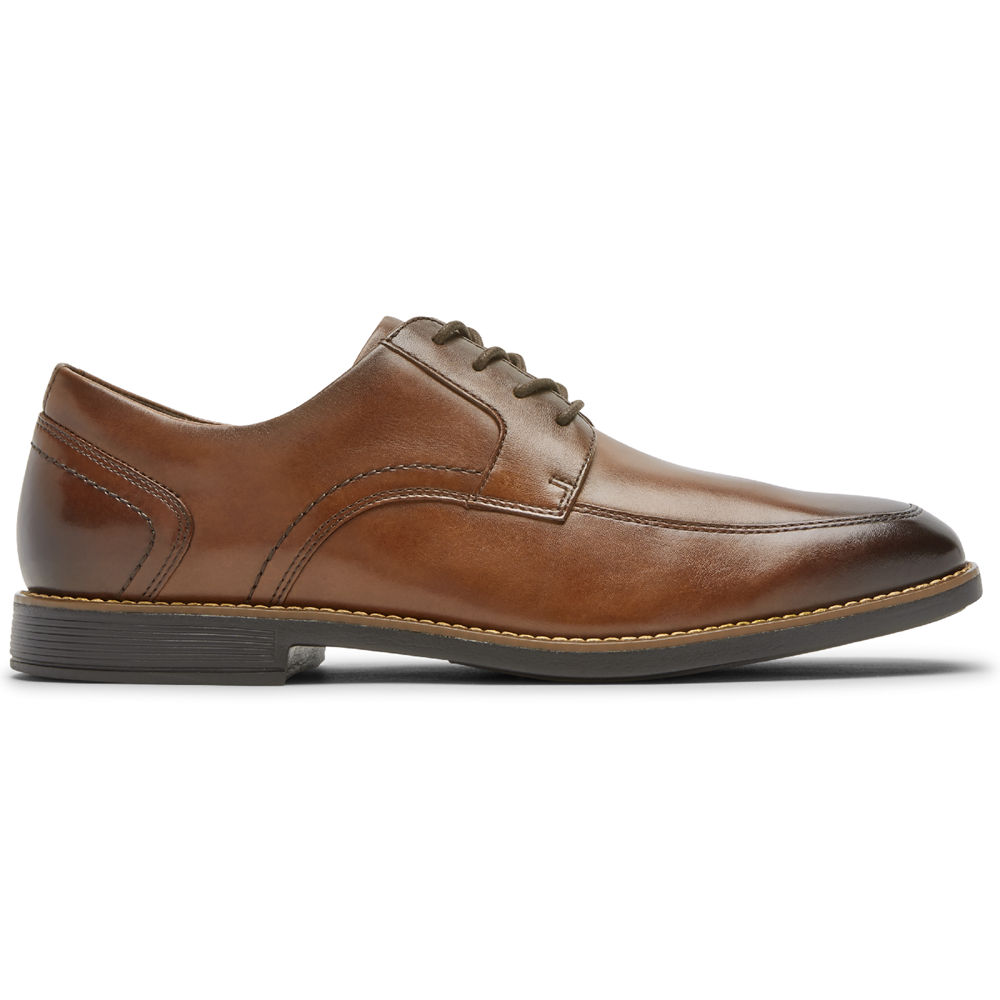 Rockport Mens Wighton Apron Toe - Oxfords Brown - OMS652834